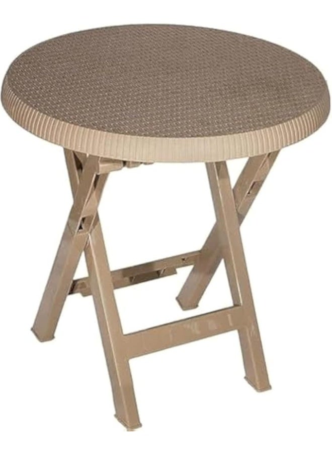 طاولة بلاستيك قابلة للطي للمنزل والنزهات والاستخدام الخارجي تصميم قوي وسهل النقل للحديقة والحفلات والتخييم سطح ثابت وخفيف